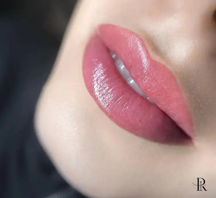 Hanafy N2 Rose Lip Pigment – lip color application example