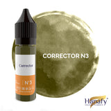 Hanafy N3 Olive Corrector – bottle and color swatch