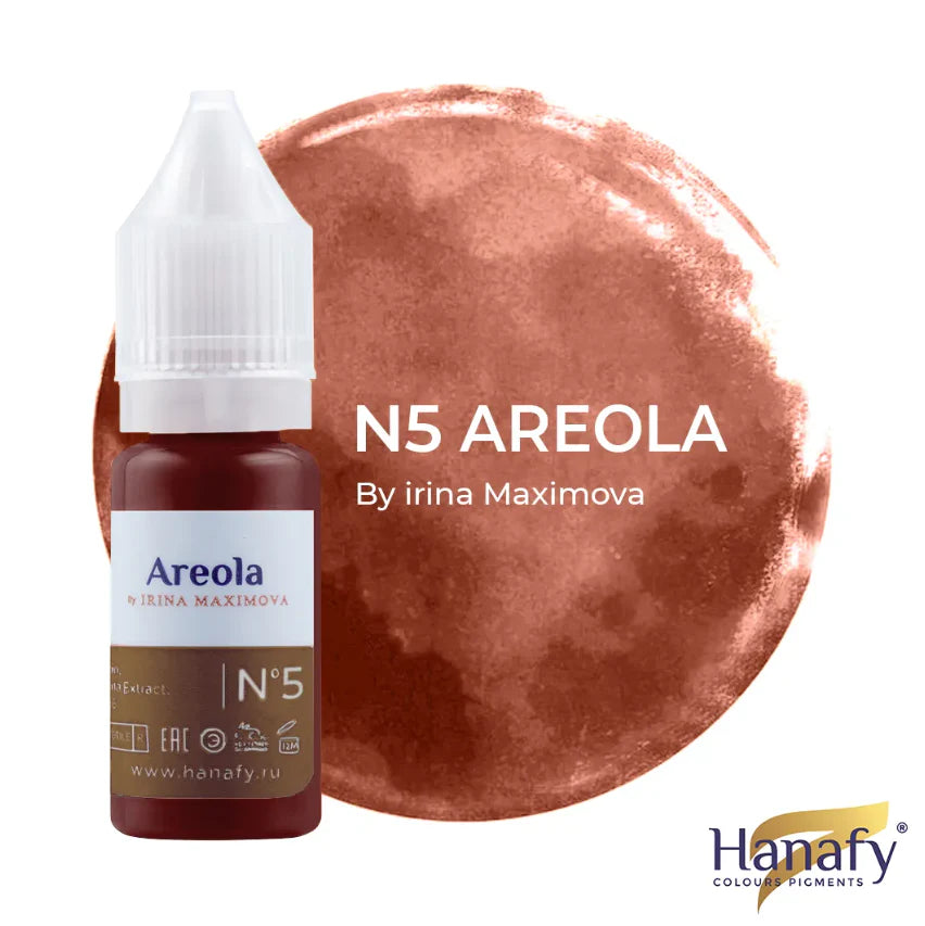 Hanafy N5 Amman Areola Pigment – bottle and color swatch