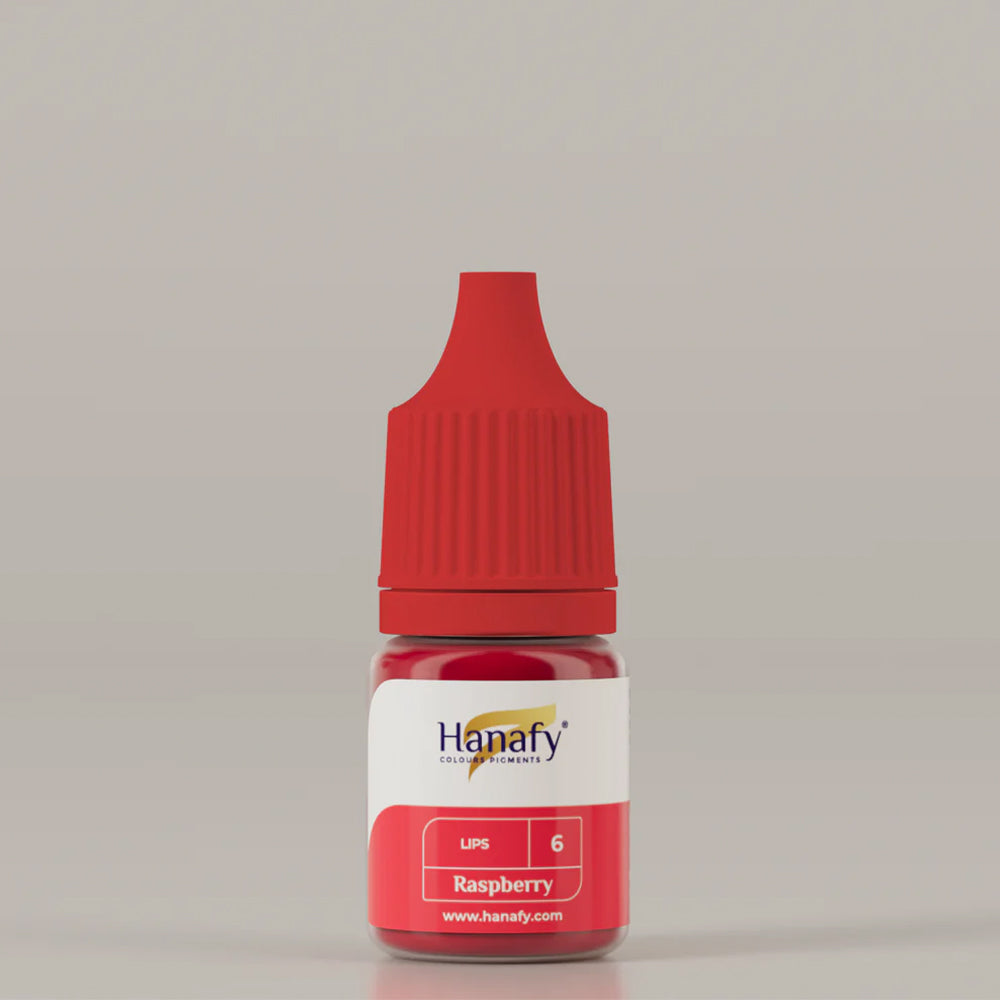 Hanafy N6 Raspberry Lip Pigment, 5 ml bottle