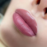Hanafy N9 Soft Beige Lip Pigment – lip color application example