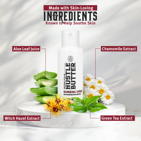 Hustle Butter Numbing Spray 1.9 fl oz