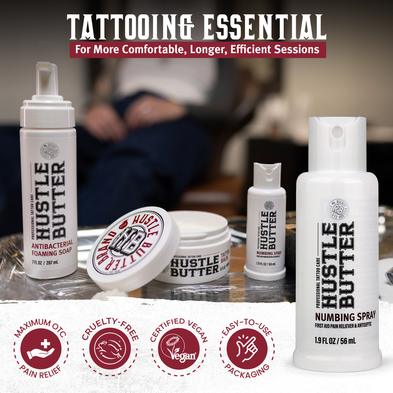 Hustle Butter Numbing Spray 1.9 fl oz