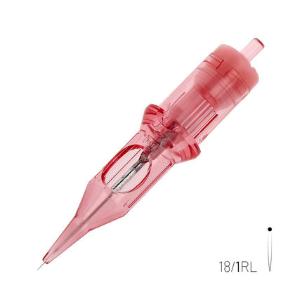 Kwadron Optima Round Liner - Long Taper, 1, 0.18 mm — Box of 20