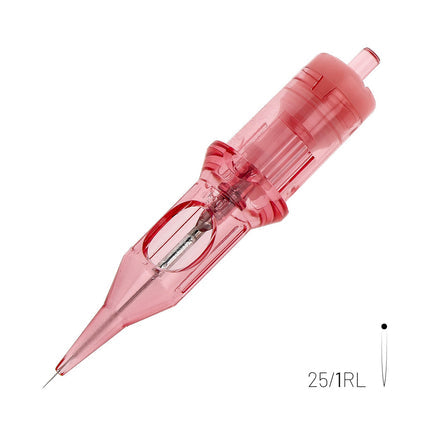 Kwadron Optima Round Liner - Long Taper, 1, 0.25 mm — Box of 20