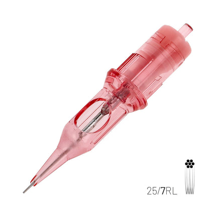 Kwadron Optima Round Liner - Long Taper, 7, 0.25 mm — Box of 20