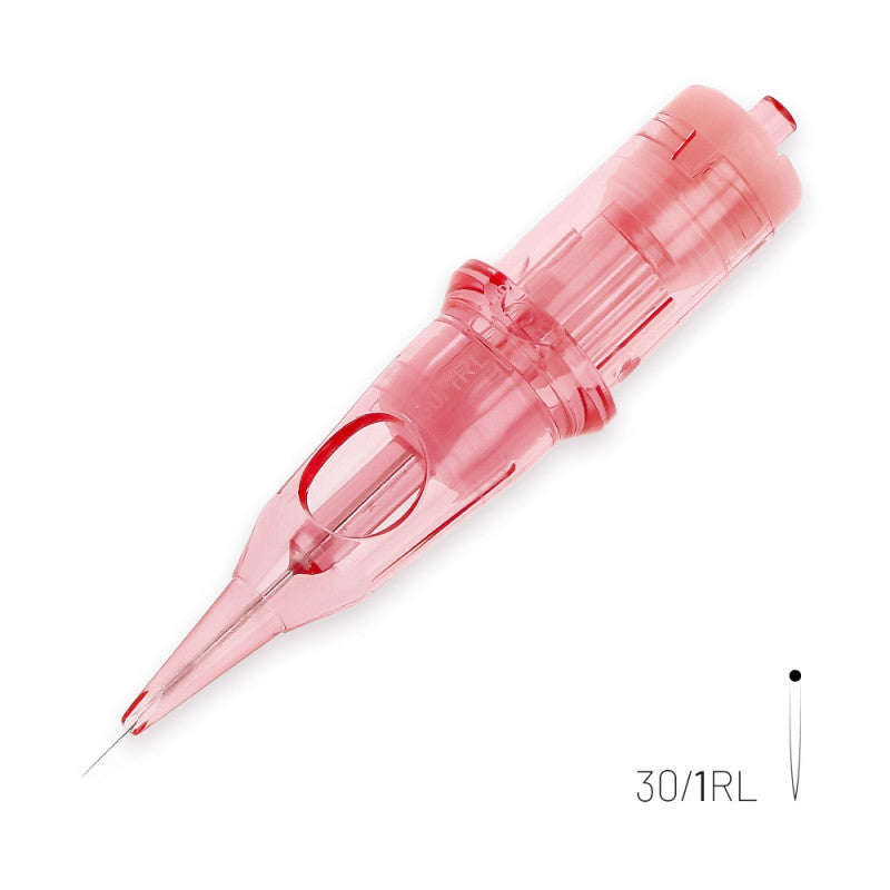Kwadron Optima Round Liner - Long Taper - Cut Tip / Plastic Mount, 1, 0.30 mm — Box of 20