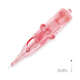 Kwadron Optima Round Liner - Long Taper - Cut Tip / Plastic Mount, 1, 0.35 mm — Box of 20