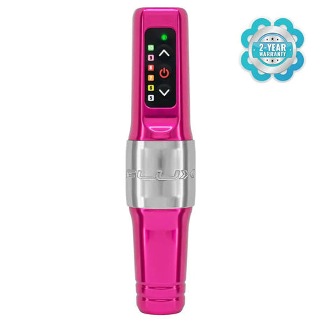 Máquina de masaje PMU inalámbrica Flux Mini Bubblegum Pink 3.0 Stroke de Microbeau 