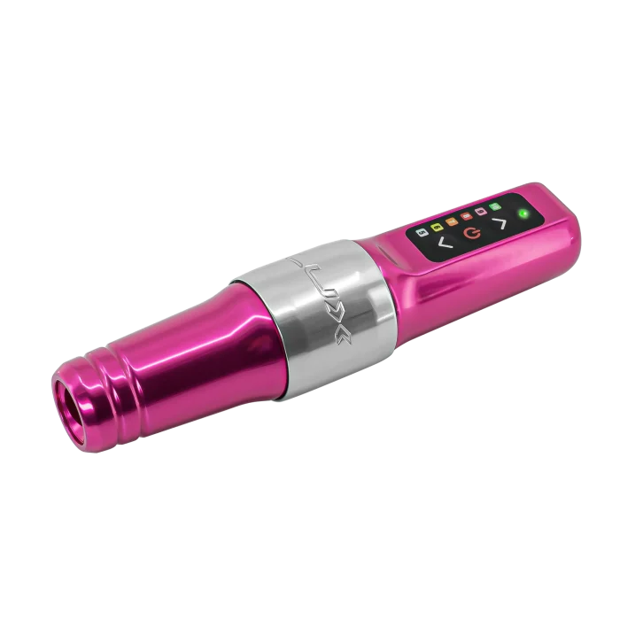 Máquina de masaje Flux Mini Wireless PMU Bubblegum Pink de 3,0 tiempos (2 baterías incluidas) de Microbeau 