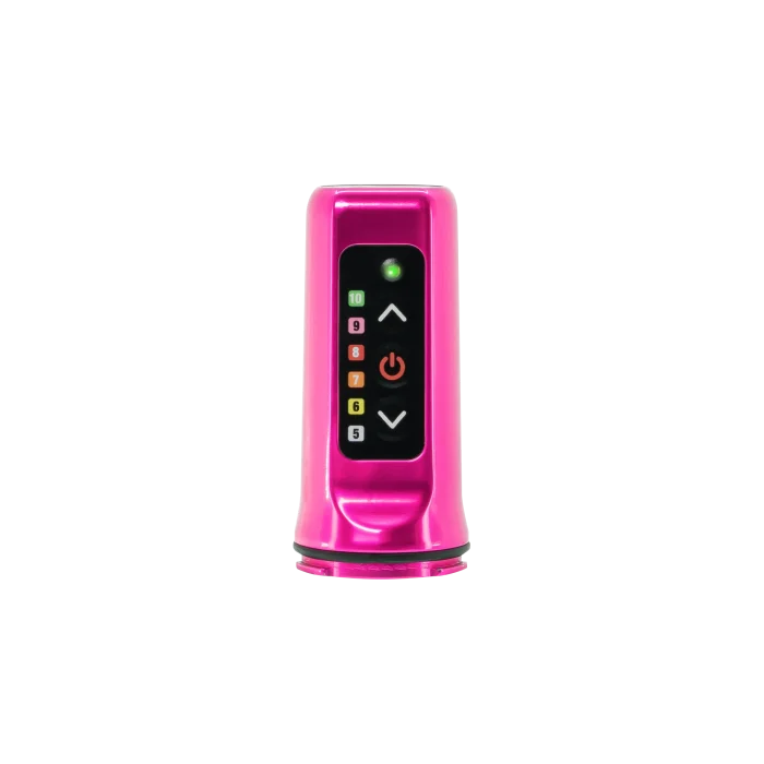 Máquina de masaje Flux Mini Wireless PMU Bubblegum Pink de 3,0 tiempos (2 baterías incluidas) de Microbeau 