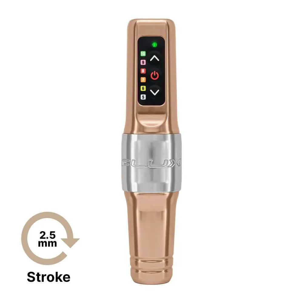 Máquina de PMU inalámbrica Flux Mini Champagne Gold de 2,5 tiempos de Microbeau 