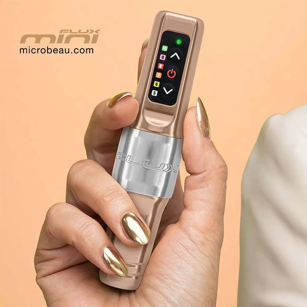 Flux Mini Wireless PMU Machine Champagne Gold 2.5 Stroke by Microbeau