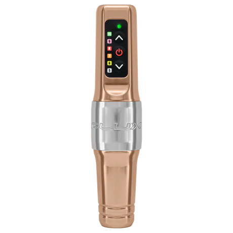 Flux Mini Wireless PMU Machine Champagne Gold 2.5 Stroke (2 Batteries Included) by Microbeau