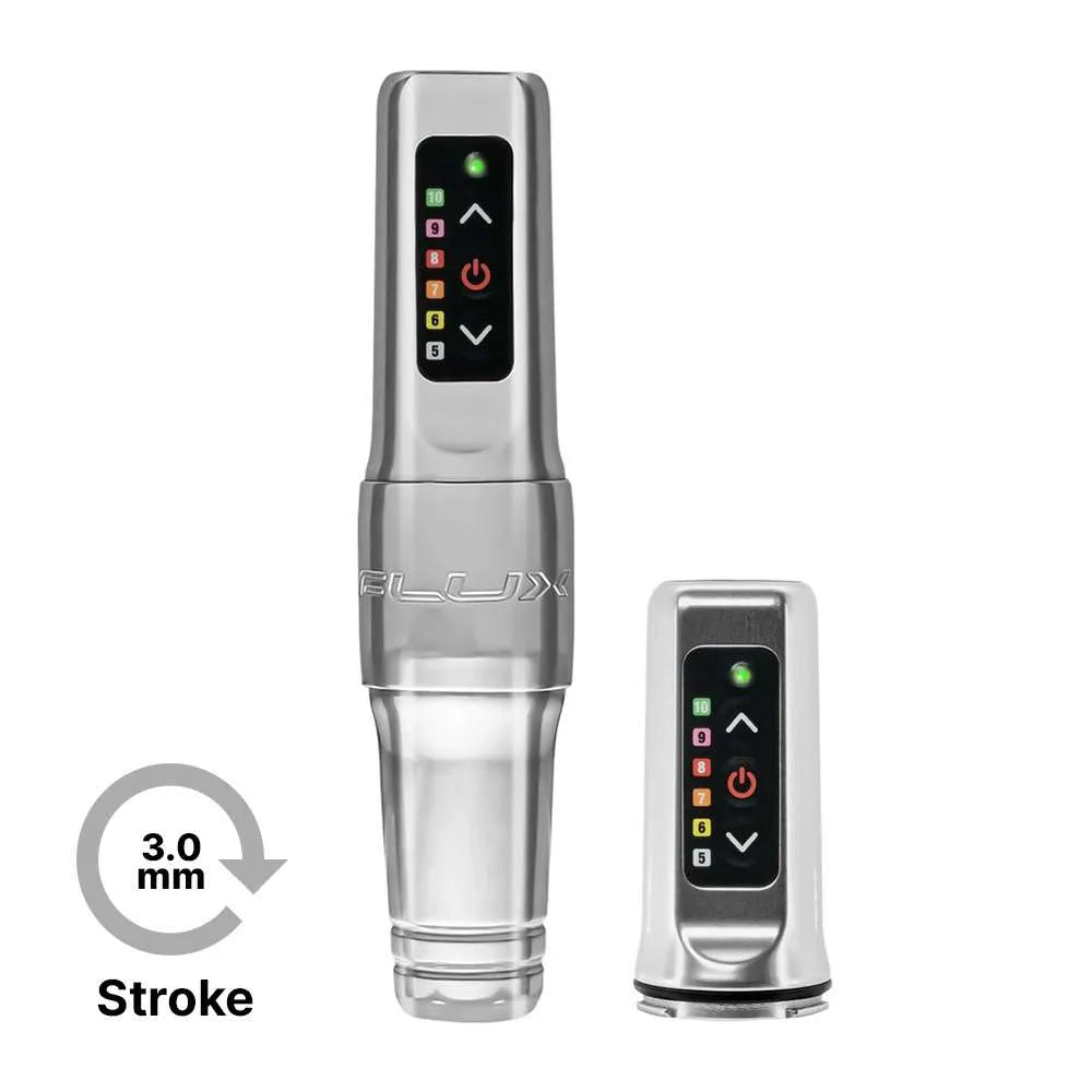 Flux Mini Wireless PMU Machine Silver 3.0 Stroke (2 Batteries Included) by Microbeau