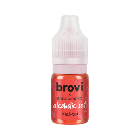 Anna Taranko Alcoholic Set for Lips Brovi 0.17 fl oz x 3 (5 ml x 3)