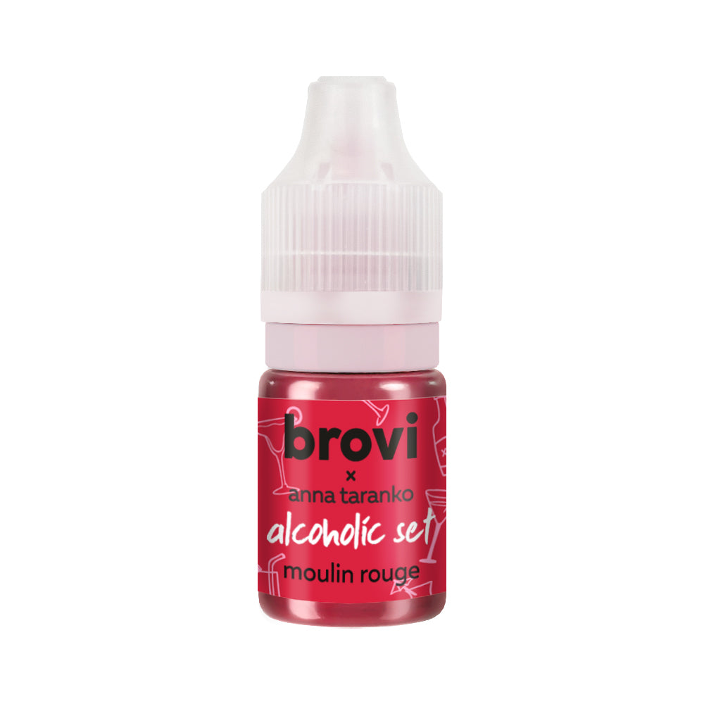 Anna Taranko Alcoholic Set for Lips Brovi 0.17 fl oz x 3 (5 ml x 3)