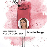 Anna Taranko Alcoholic Set for Lips Brovi 0.17 fl oz x 3 (5 ml x 3)