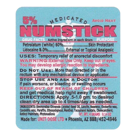 NumSTICK Topical Numbing Stick