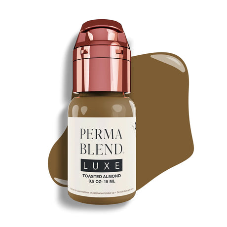 Toasted Almond LUXE Perma Blend Pigment - Ink for Microblading & Eyebrow Permanent Makeup 0.5 oz