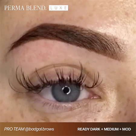 Ready Medium LUXE Perma Blend Pigment - Ink for Microblading & Eyebrow Permanent Makeup 0.5 oz