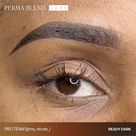 Ready Dark LUXE Perma Blend Pigment - Ink for Microblading & Eyebrow Permanent Makeup 0.5 oz