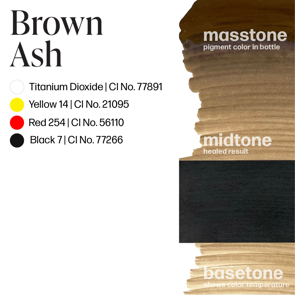 Perma Blend Brown Ash Pigment tones