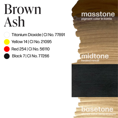 Perma Blend Brown Ash Pigment tones