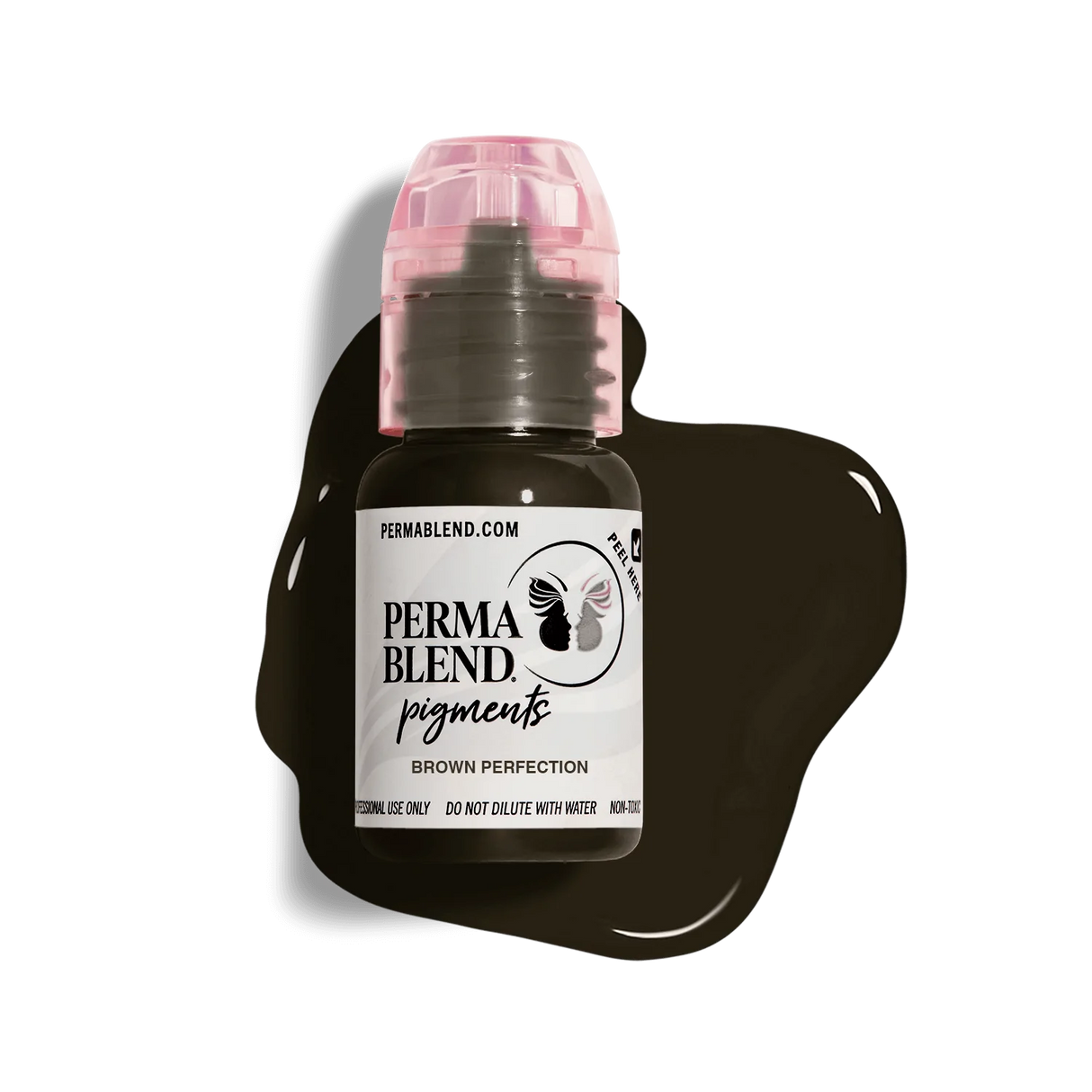 Perma Blend Brown Perfection Pigment is a brown pigment for eyebrows that always looks neutral brown with any skin tone