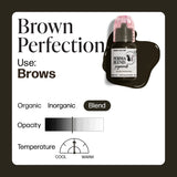 Perma Blend Brown Perfection Pigment opacity level and temperature tones