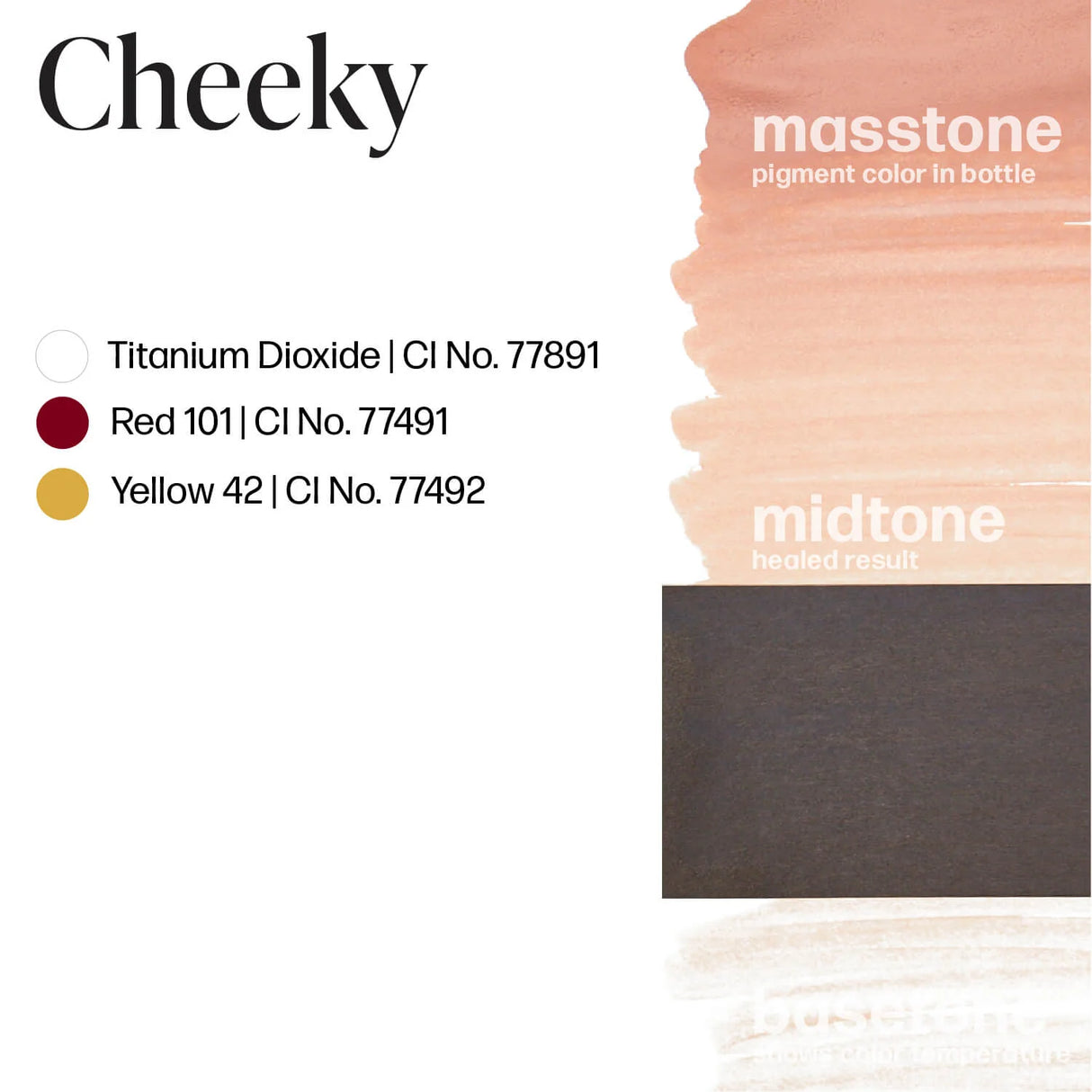 perma blend cheeky pigment masstone midtone basetone