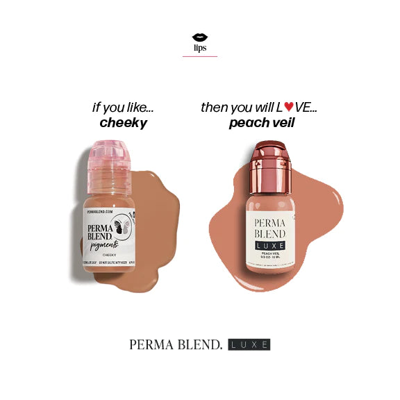 Pigmento Cheeky Perma Blend para rubor de labios, 0,5 oz (15 ml) 