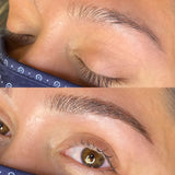 microblading done with Perma Blend Espresso Pigment