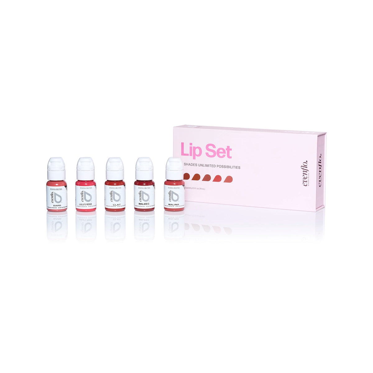 Perma Blend Evenflo Classic Lip Pigment Set, complete pigment set
