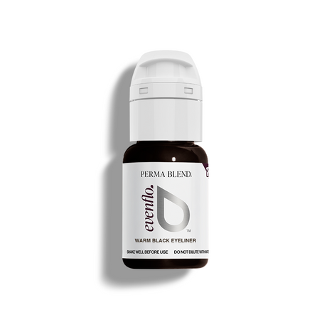 Perma Blend Evenflo Classic Warm Black pigment, 15 ml bottle