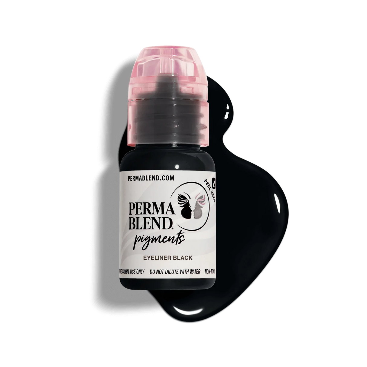 Perma Blend Eyeliner Black Pigment is dark carbon-based permanent eyeliner tattoo pigment