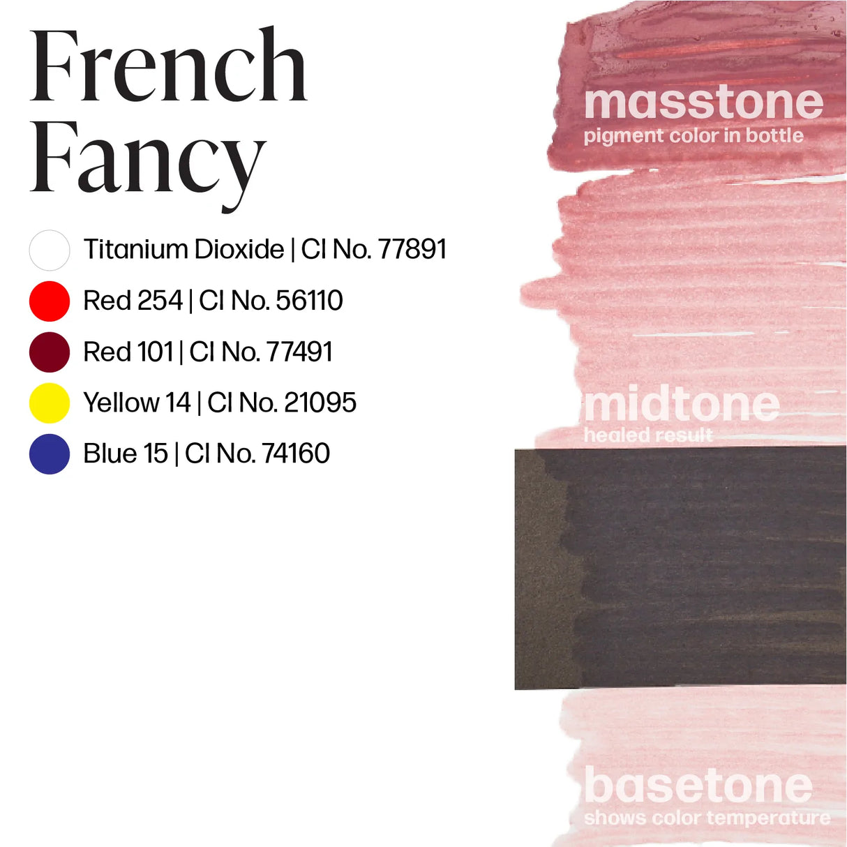 Perma Blend French Fancy Pigment masstone and undertone