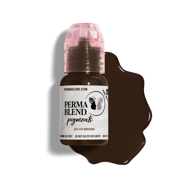 Perma Blend Go-To Brown Pigment for eyebrow PMU