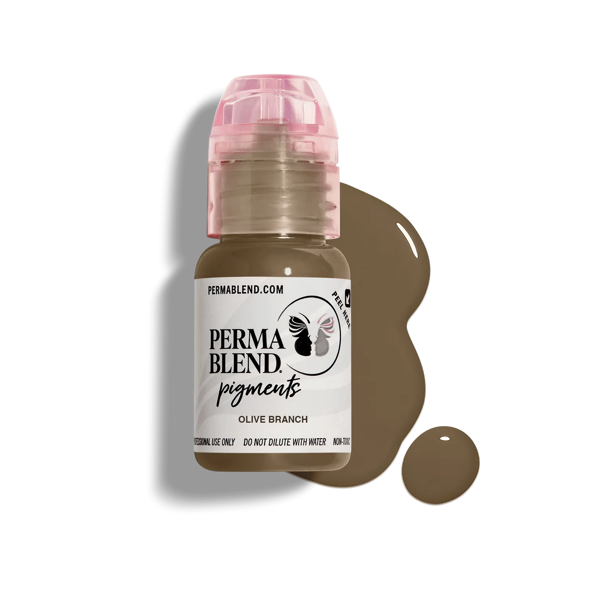 Perma Blend Olive Branch Pigment is a green/ashy brown brow pigment