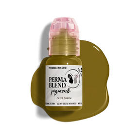 Perma Blend Olive Green Pigment is a green-brown based toner used to add coolness.