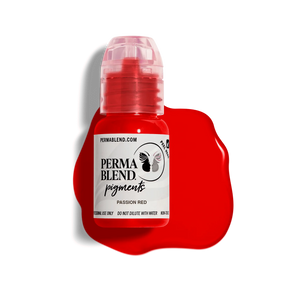 Perma Blend Passion Red Pigment is an orange-based red lip blush pigment for seductive and classy red lips