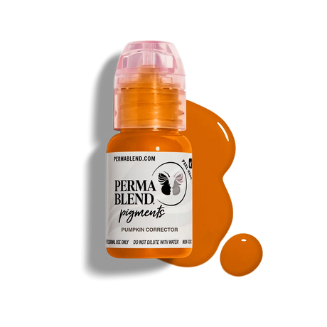 Perma Blend Pumpkin Corrector Pigment for correcting eyebrow permanent makeup