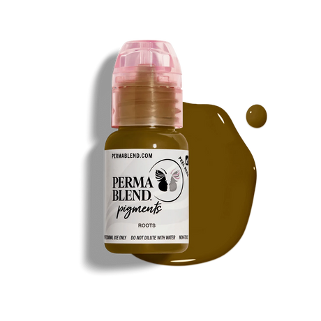 Perma Blend Roots Pigment is a medium value brown shade eyebrow pigment