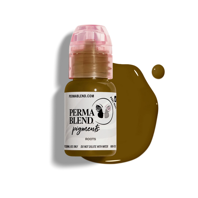 Perma Blend Roots Pigment is a medium value brown shade eyebrow pigment