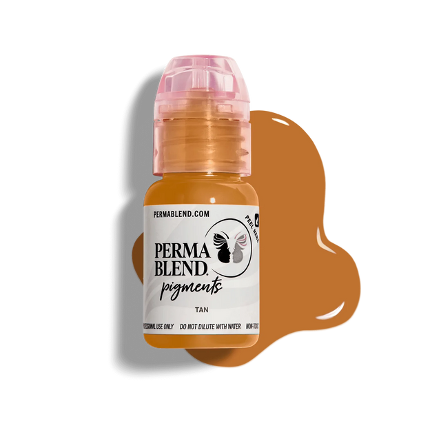 Perma Blend Tan Pigment is a warm light brown eyebrow pigment