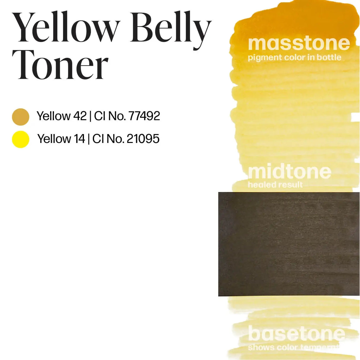 Yellow Belly Toner Perma Blend Pigment 0.5 oz (15 ml)