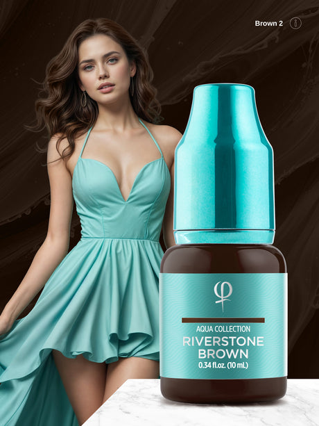 Phi Riverstone Brown PMU Pigment 0.34 fl oz (10ml)