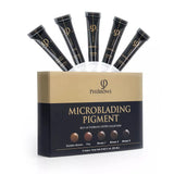 Colección de pigmentos para microblading PhiBrows SUPER, 5 x 0,17 fl oz (5 x 5 ml)