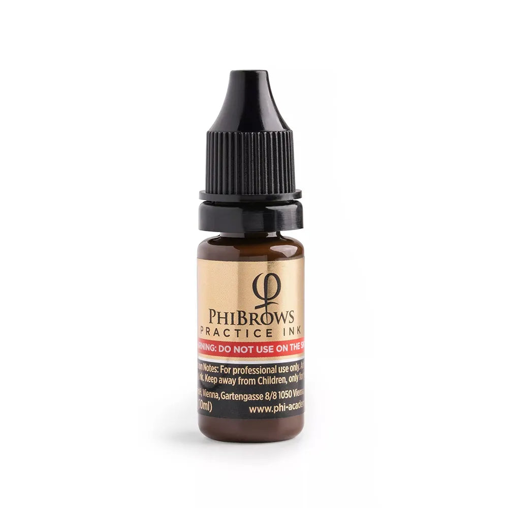 Tinta de práctica PhiBrows, 0,34 fl oz (10 ml) 