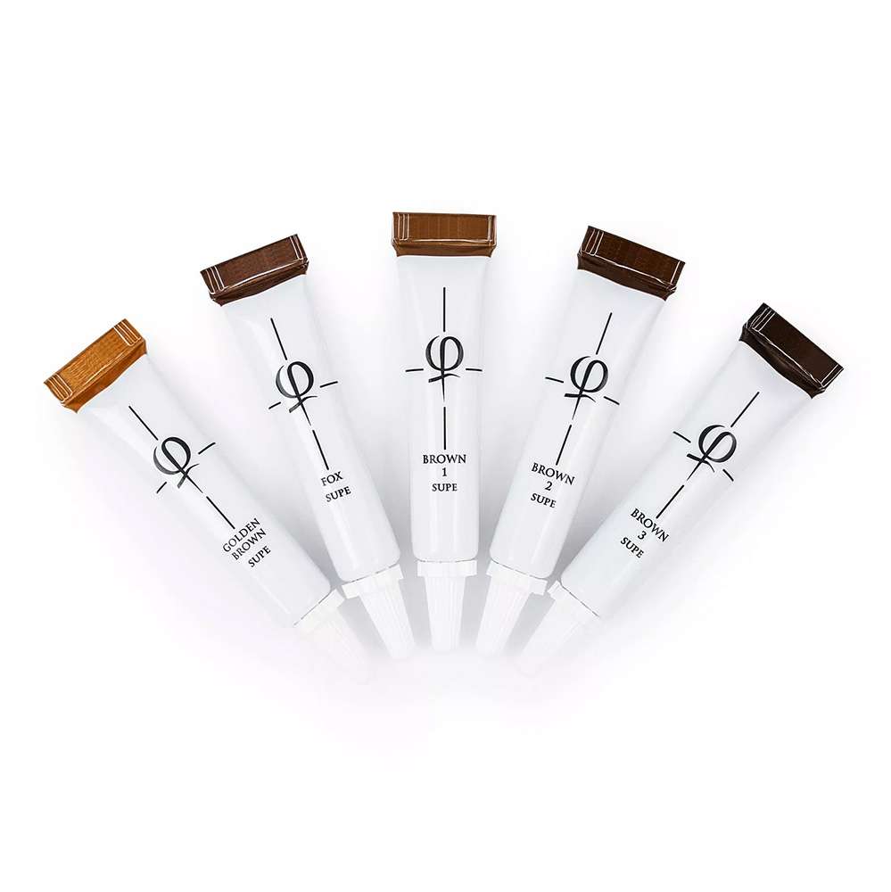 PhiBrows Microblading Set 2: SUPE Pigment Set + Disposable Tool U24 Nano Blade